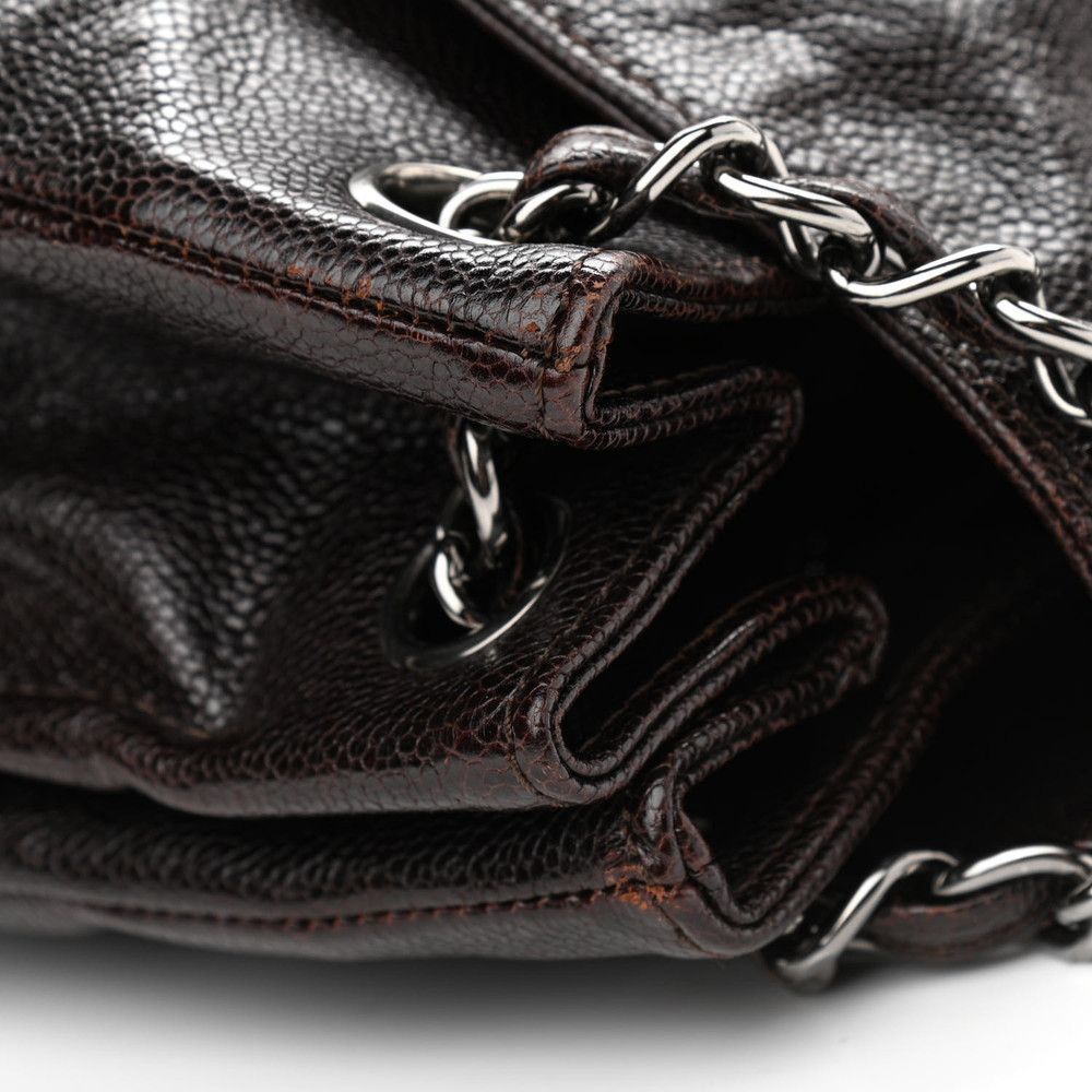 Caviar Pocket In The City Tote Dark Brown - Picture 9 of 9